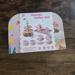 Girls Tea Set Amazon Multicolor Tinplate Coffee Set for Kids